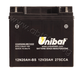 Unibat 20 Ah, 12 V - 12N20AH-BS (CP18-12)