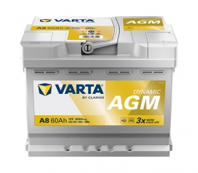 Varta Dynamic AGM 60Ah, 12V, A8