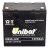 VRLA-батерия UNIBAT, 55 Ah, 12 V
