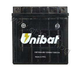 Unibat 9 Ah, 12 V - CBTX9A-BS