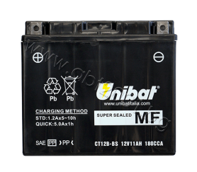 Unibat 11 Ah, 12 V - CT12B-BS