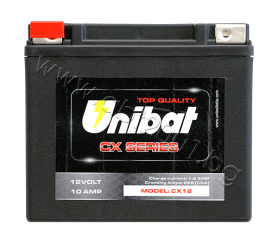 Unibat 10 Ah, 12 V - CX12