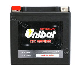 Unibat 12 Ah, 12 V - CX14