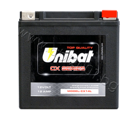 Unibat 12 Ah, 12 V - CX14L
