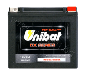 Unibat 18 Ah, 12 V - CX20L