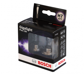 Bosch H7 12V 55W - Авт. крушка / Gigalight BOX Plus120
