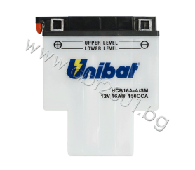 Unibat 16 Ah, 12 V - HCB16A-A