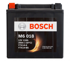 Bosch 12 Ah, 12 V, M 6 - YTX14-BS