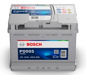Bosch POWER 62Ah, 12V, P0005