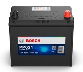 Bosch Power PLUS 45Ah, 12V, PP021, JIS, R+