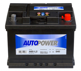 Autopower 60Ah, 12V, R+, A60-L2