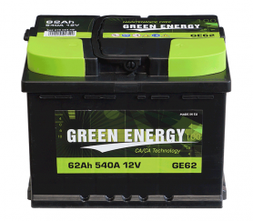 GREEN ENERGY 62Ah, 12V, GE62